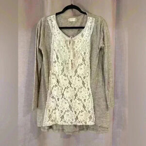 Women’s Tan Altar’D State Lace Top